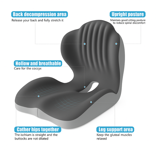 Ergonomic Memory Foam Seat Cushion